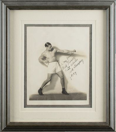 Lot #4183 Jack Dempsey Signed Photograph - Image 2