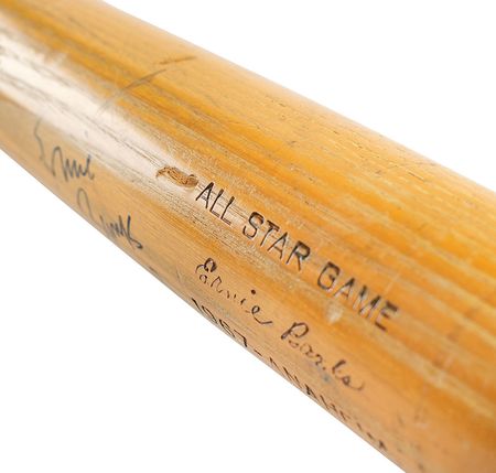Lot #4128 Ernie Banks's Game-Used 1967 All-Star Baseball Bat - Image 8