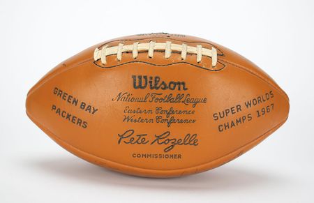 Lot #4193  Green Bay Packers 1968 Team-Signed Football - Image 5