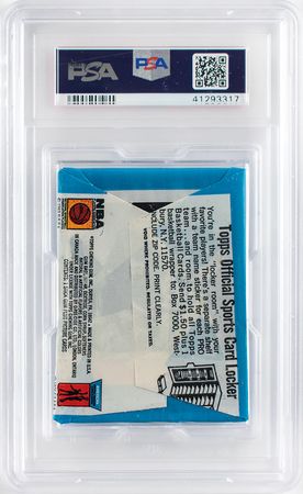 Lot #4144  1973 Topps Basketball Wax Pack PSA NM-MT 8 - Image 2