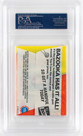 Lot #4152  1980 Topps Basketball Wax Pack PSA MINT 9 - Image 2