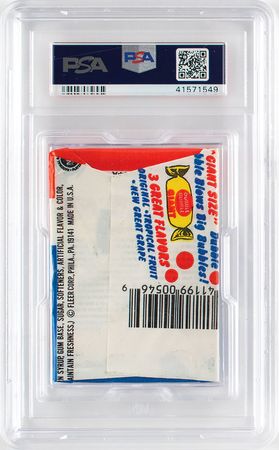 Lot #4160  1986 Fleer Basketball Wax Pack PSA NM-MT 8 - Image 2