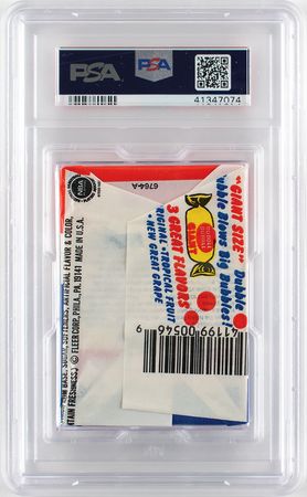 Lot #4157  1986 Fleer Basketball Wax Pack PSA MINT 9 - Image 2