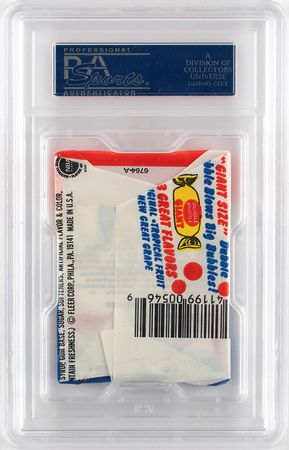 Lot #4158  1986 Fleer Basketball Wax Pack PSA MINT 9 - Image 2