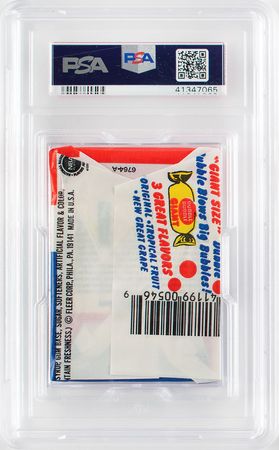 Lot #4163  1986 Fleer Basketball Wax Pack with Michael Jordan Sticker PSA MINT 9 - Image 2