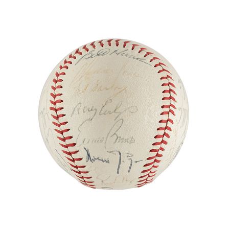 Lot #4030  Chicago Cubs 1967 Team-Signed Baseball - Image 5