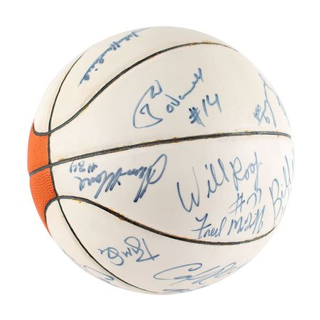 Lot #4169  Basketball Hall of Famers Signed Basketball - Image 4