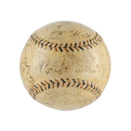 Lot #4106 Babe Ruth, Lou Gehrig, and 1934 Tour of Japan Team - Image 1