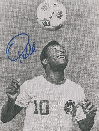 Lot #4288  Pele and Diego Maradona - Image 1
