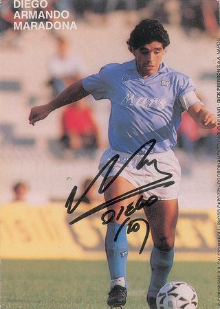 Lot #4288  Pele and Diego Maradona - Image 2