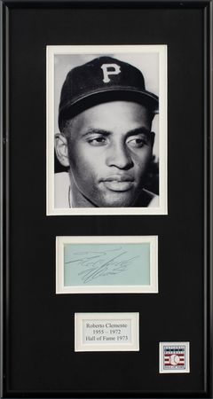 Lot #4305 Roberto Clemente Signature - Image 1