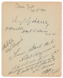 Lot #397 Titanic: Lucy Noël Martha and Gladys Cherry Signatures - Image 2