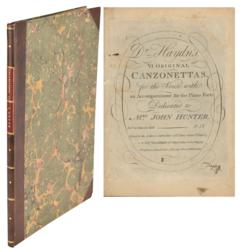 Lot #721 Franz Joseph Haydn: 'VI Original Canzonettas' from the Austrian master - Image 1
