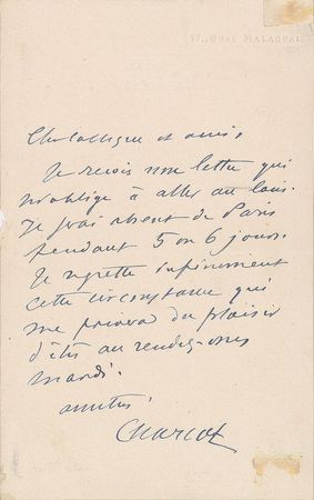 Lot #273 Jean-Martin Charcot - Image 1