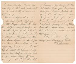 Lot #481 William T. Sherman Handwritten Letter Signed - Image 2