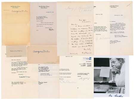 Lot #743 Newspaper Publishers and Journalists Signatures - Image 1