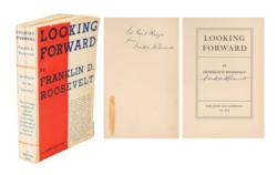 Lot #158 Franklin D. Roosevelt: Rare corrected review copy of FDR's New Deal outline, twice-signed for his political advisor - Image 1