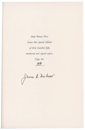 Lot #681 James A. Michener - Image 5