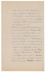 Lot #323 Kaiser Wilhelm II Signed Document - Image 2