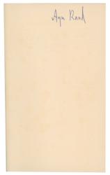 Lot #643 Ayn Rand Book - Image 2