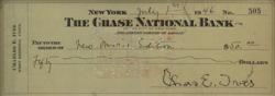 Lot #755 Charles Ives Check - Image 2