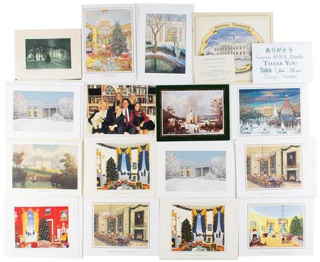 Lot #206  White House Christmas Cards and Programs - Image 1