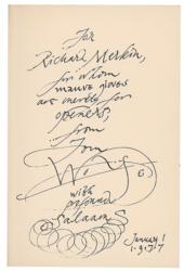 Lot #711 Tom Wolfe - Image 2