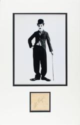 Lot #970 Charlie Chaplin Signature - Image 1