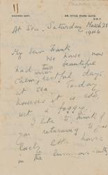 Lot #276 Clementine Churchill Handwritten Letter Signed - Image 1