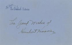 Lot #103 Herbert and Lou Henry Hoover - Image 1