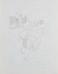 Lot #634 Myron Waldman Cel and Drawing - Image 4