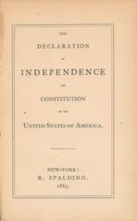 Lot #288 Declaration of Independence and Constitution Book - Image 1
