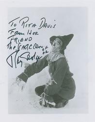 Lot #1217 Wizard of Oz: Bolger and Haley Signed Photographs - Image 1