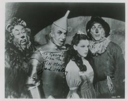 Lot #1217 Wizard of Oz: Bolger and Haley Signed Photographs - Image 2