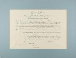 Lot #111 Lyndon B. Johnson Signed Document - Image 2