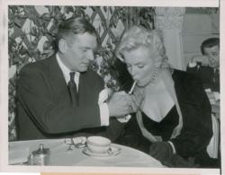 Lot #1119 Marilyn Monroe and Laurence Olivier Photograph - Image 1