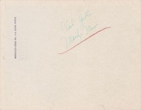 Lot #1113 Marilyn Monroe and Clark Gable - Image 3