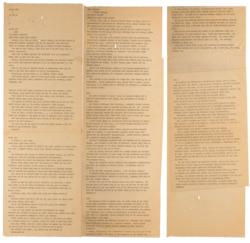 Lot #116 John F. Kennedy Teletypes - Image 1