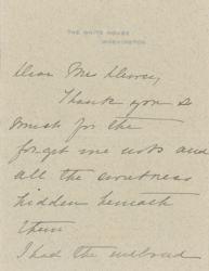 Lot #154 Edith Roosevelt: First Lady Roosevelt to the wife of Admiral Dewey - Image 1