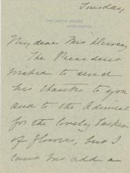 Lot #154 Edith Roosevelt: First Lady Roosevelt to the wife of Admiral Dewey - Image 2