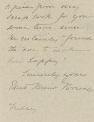 Lot #154 Edith Roosevelt: First Lady Roosevelt to the wife of Admiral Dewey - Image 3