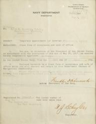 Lot #163 Franklin D. Roosevelt Signed Document - Image 2