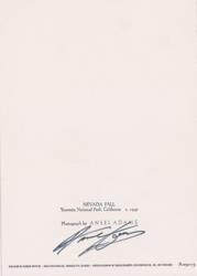 Lot #583 Ansel Adams Greeting Card - Image 1