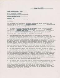 Lot #1060 Michael Landon Signed Document - Image 1