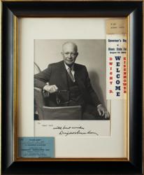 Lot #72 Dwight D. Eisenhower Signed Photograph - Image 1