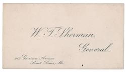 Lot #482 William T. Sherman Signature - Image 2