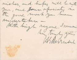 Lot #423 Ambrose E. Burnside Handwritten Letter Signed - Image 1