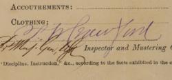 Lot #433 Samuel W. Crawford Signed Document - Image 2