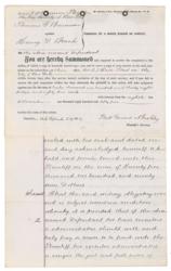 Lot #255 P. T. Barnum Signed Document - Image 1