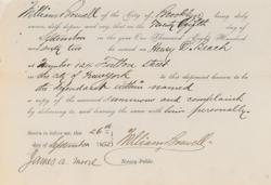 Lot #255 P. T. Barnum Signed Document - Image 6